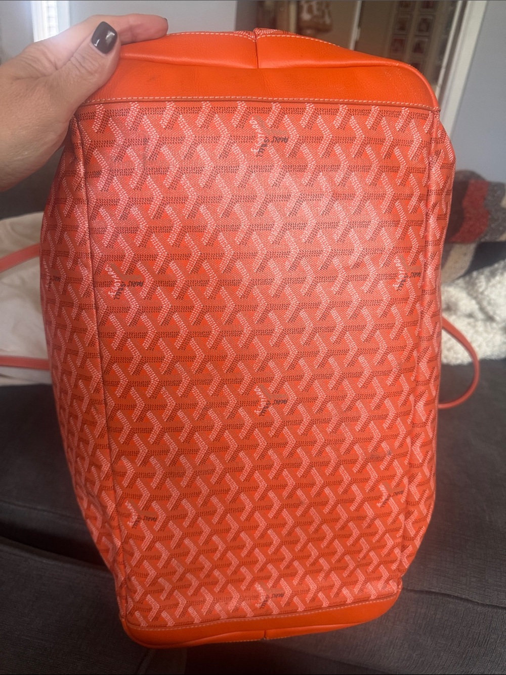 Authentic Goyard Bowling 55- Orange - Picture 9 of 12